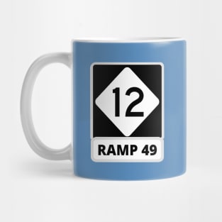 Ramp 49 Highway 12 Sign Mug